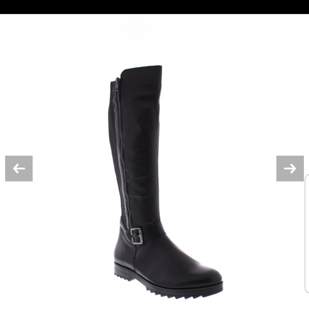 Remonte womens black riding boot